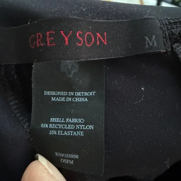 Women's Black Greyson Pants - Picture 3 of 3